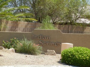 Indian-Springs community sign